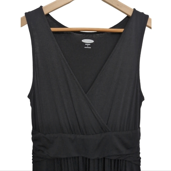 Old Navy Maternity Dress Sleeveless V Neck Black Small - Picture 3 of 8